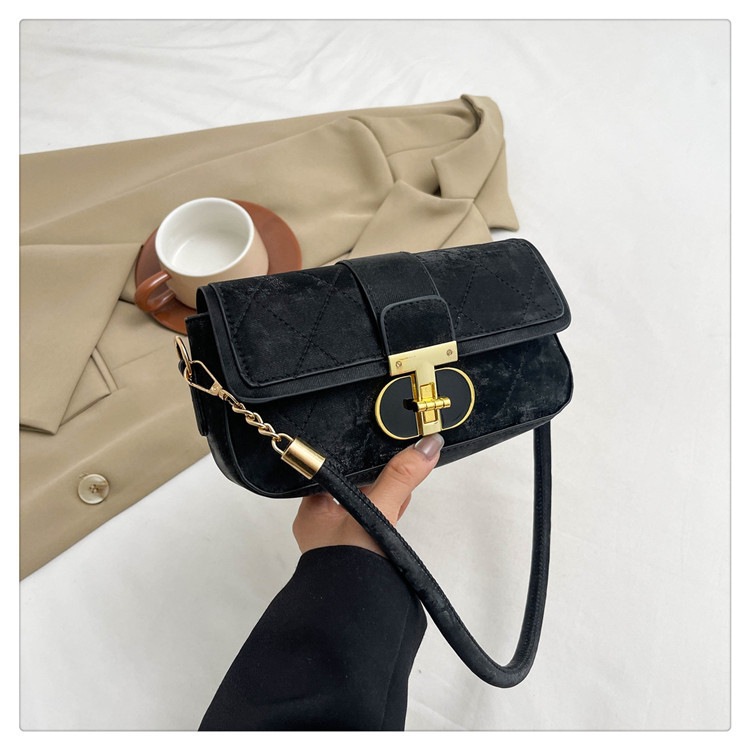 Fashionable single-shoulder small bag for women, Spring/Summer 2024 new style, high-end and versatile underarm bag, casual and elegant single-shoulder bag details Picture