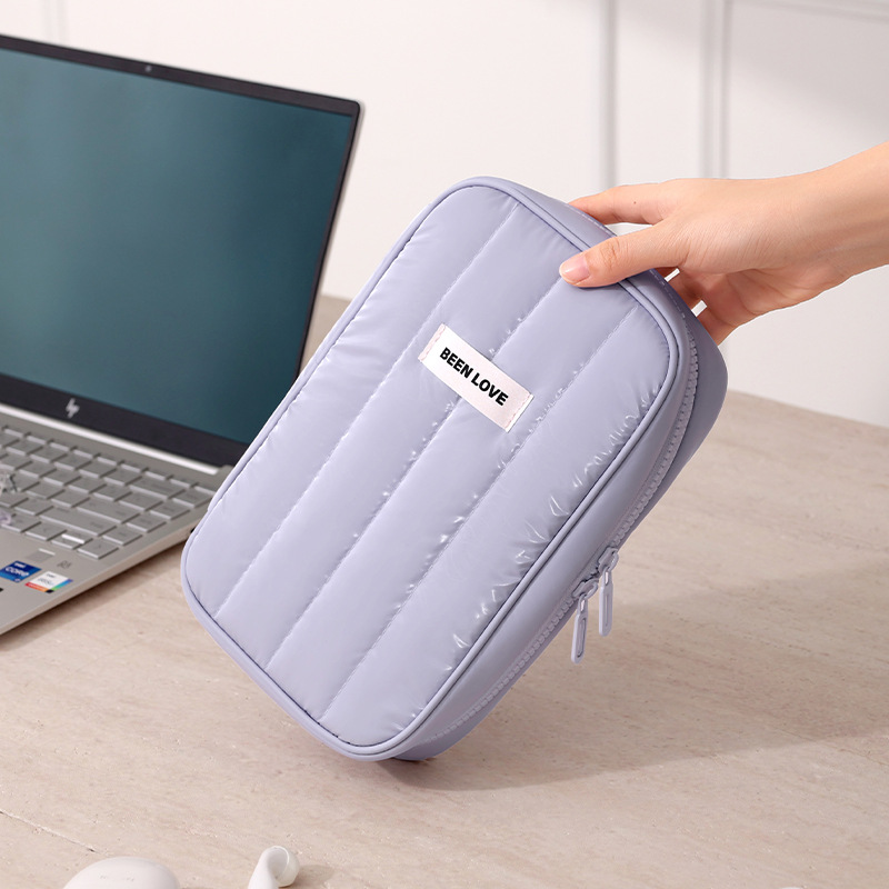 New Starlight Portable data cable storage Bag, portable digital storage bag, portable data cable and power bank storage bag Specification drawing