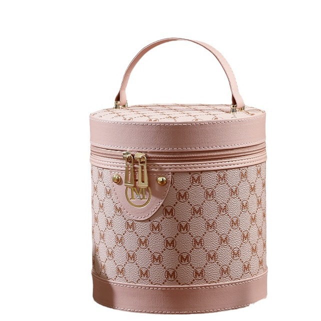Wholesale of new portable bucket bags, cosmetic cases, large-capacity souvenir cosmetic bags, and multi-functional waterproof carrying cases Item Picture