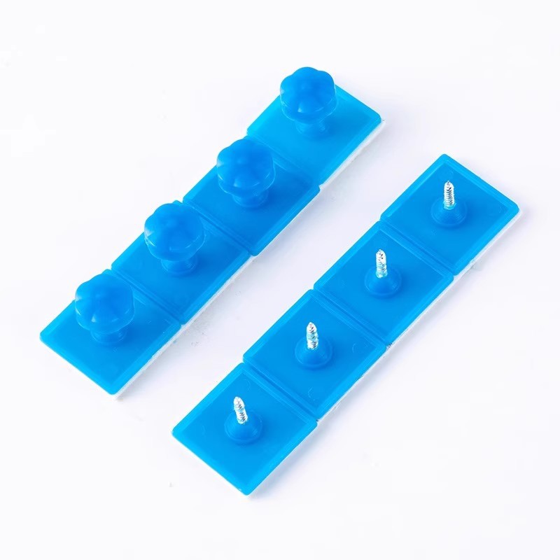 Mosquito-proof door curtain adhesive buckle, adhesive nail, magic buckle, magic nail, no need for drilling, installation of door curtain accessories, screen door pasting Application Scenario