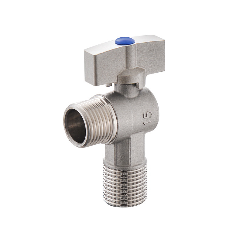 Stainless steel high-flow Angle valve, household high-sealing cold and hot water inlet valve, water heater Angle valve, stop valve, three-way Item Picture
