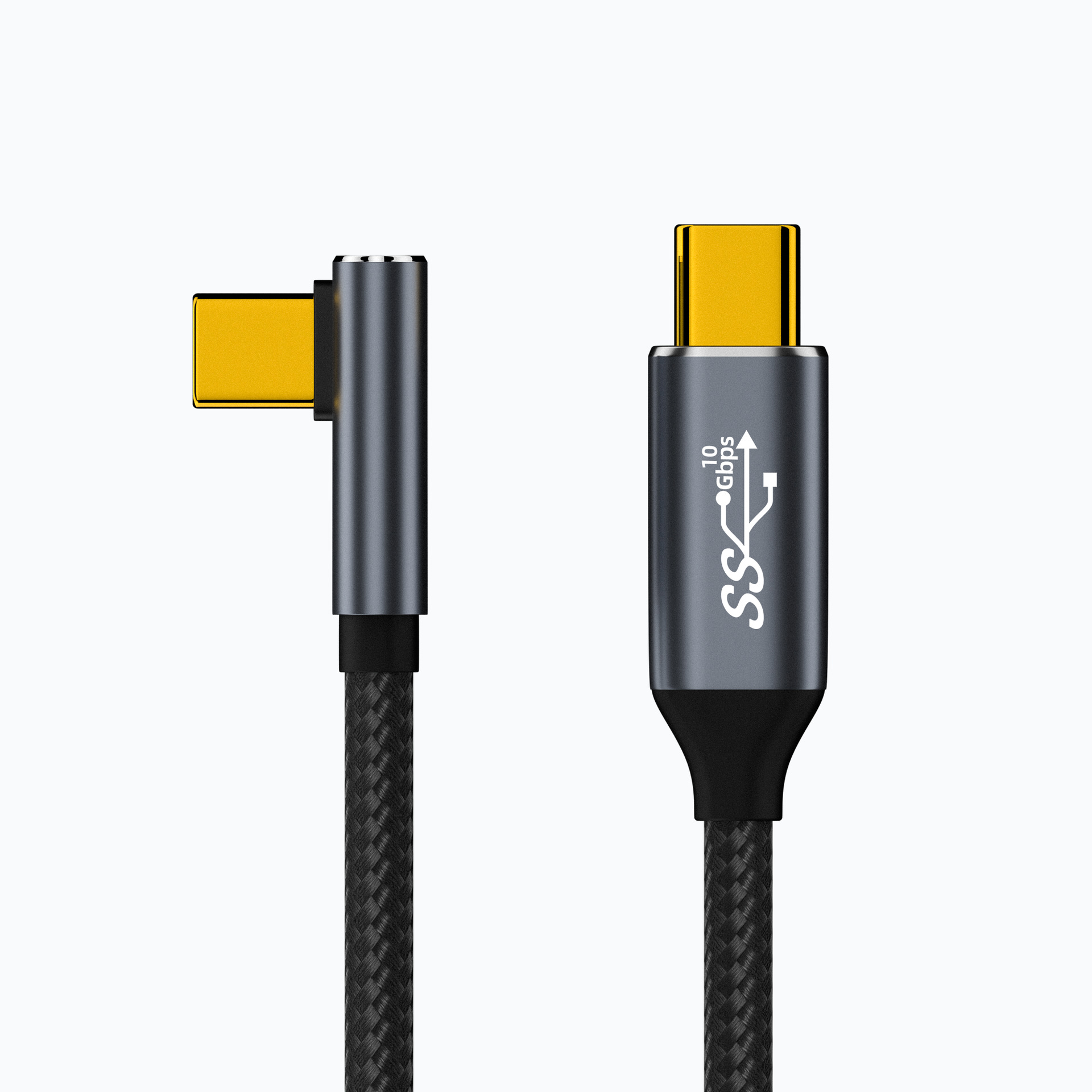 Mobile phone data cable, PD fast charging cable 100W Type-C 3.1Gen2 10Gb 4K@60HZ full-function high-definition cable full figure