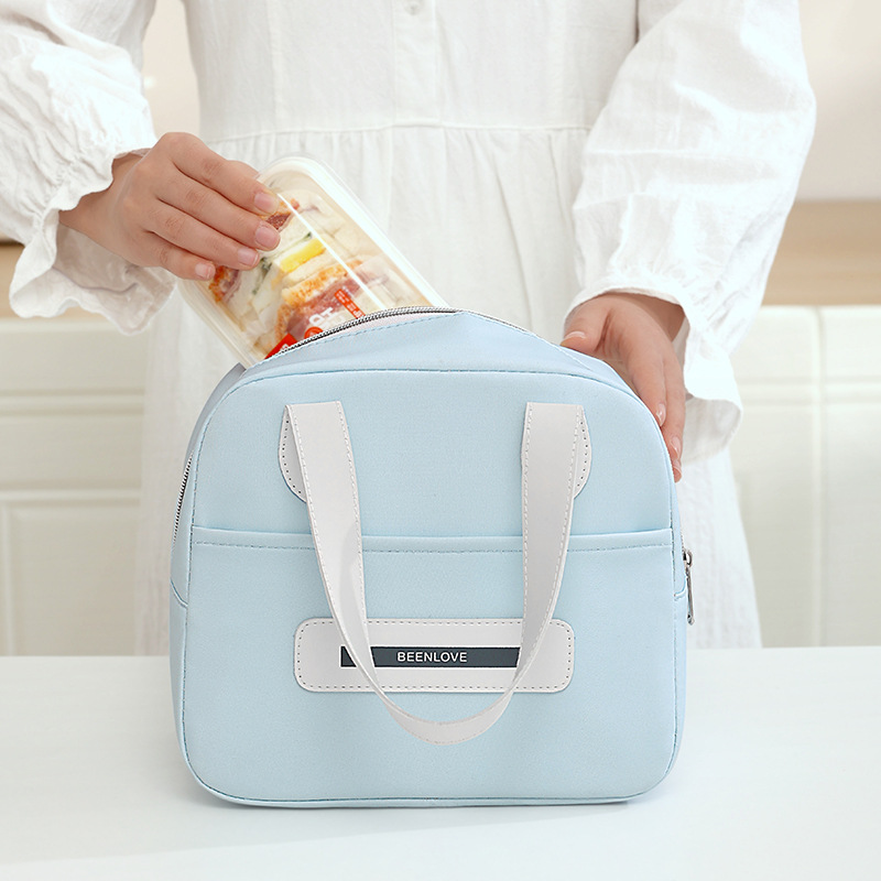 Runhui's new smiling square meal packs, office workers' lunch box packs, outdoor fresh-keeping packs, and student hand-held insulated packs Specification drawing