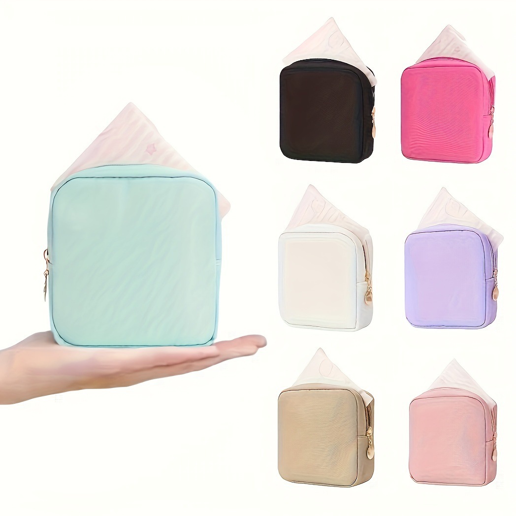 Sanitary napkin storage bag, portable sanitary napkin storage bag, large-capacity sanitary napkins, menstrual small bag, sanitary napkin bag full figure