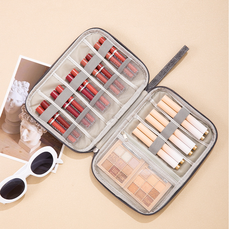 Customized Runhui makeup brush storage bags, travel makeup pen storage bags, hand-held makeup bags, finished product printing starting from 50 pieces Application Scenario