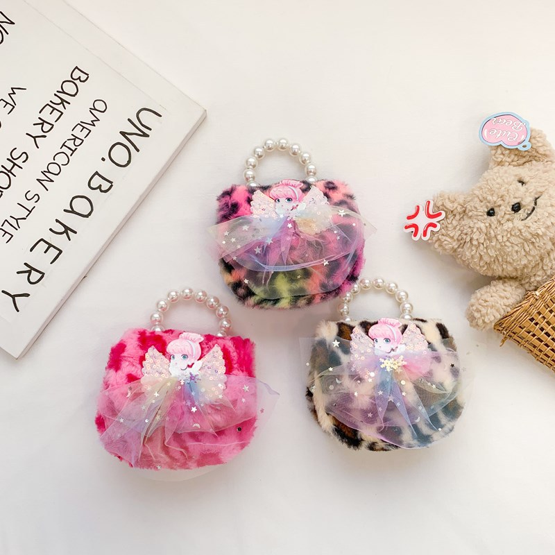 2025 New Aisha Children's crossbody Bag, girls' bag, fashionable Little girl princess single-shoulder bag, baby handbag Specification drawing