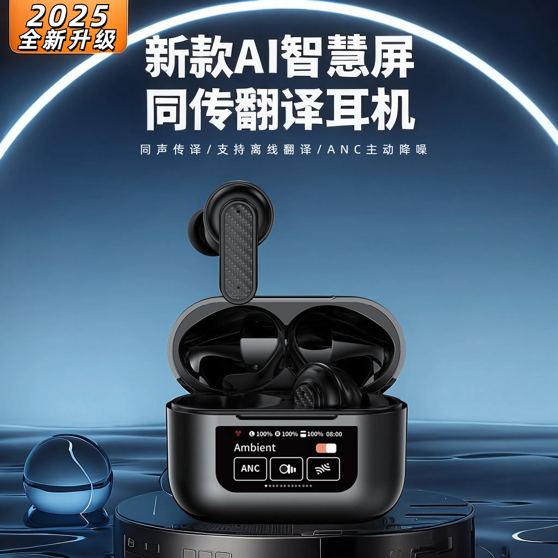 Private model F9 F9-5 YD03 GT02M10 Bluetooth Headphones Gaming TWS Wireless Headphones AI Translation Business 5.4 Application Scenario