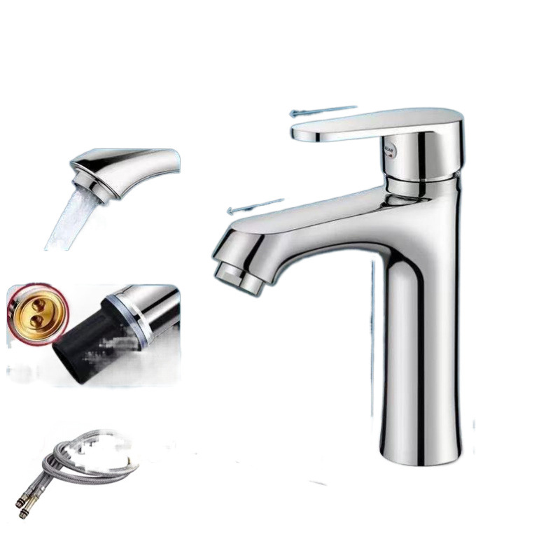 Copper bathroom washbasin, faucet, washbasin, hot and cold washbasin, washbasin, household washbasin, countertop, cross-border Item Picture