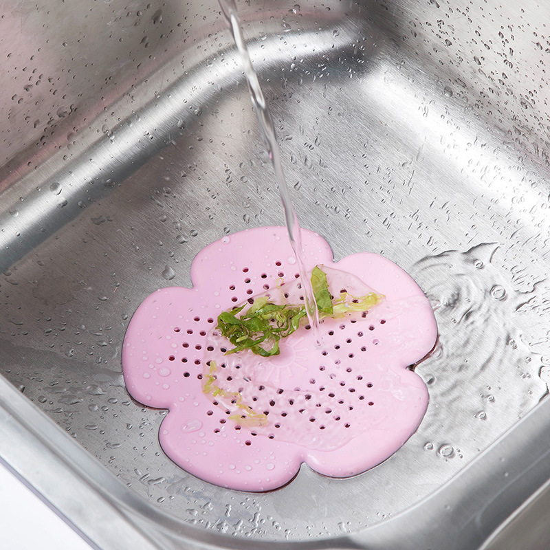 Creative kitchen sink, anti-clogging floor drain, sewer filter screen, patterned silicone floor drain details Picture
