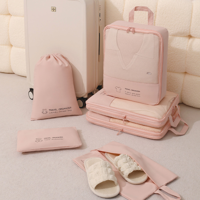 Runhui's new Yunqi compression storage six-piece set of compression travel bags and business trip clothing sorting bags are available for one-piece delivery full figure