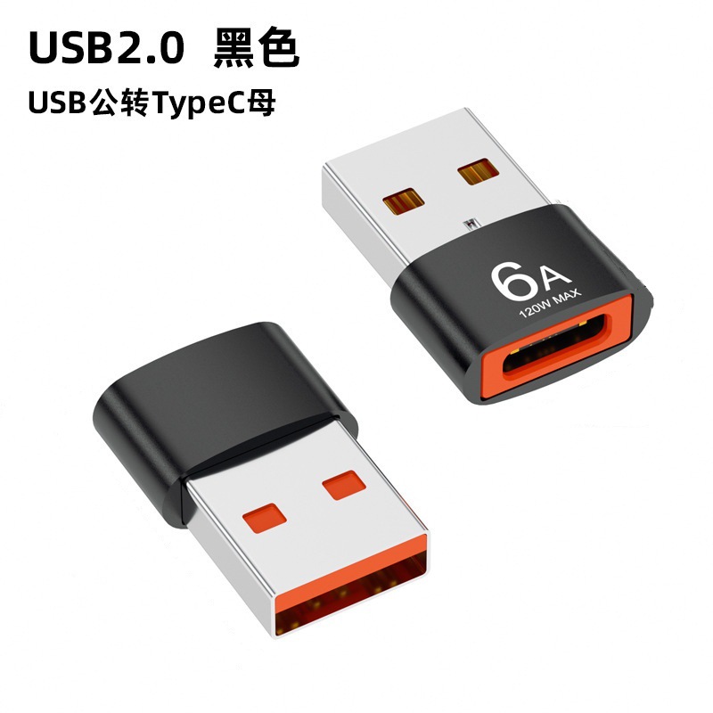 otg mobile phone adapter type-c to usb3.1 Tablet charger PD data cable 6Aus b adapter Specification drawing