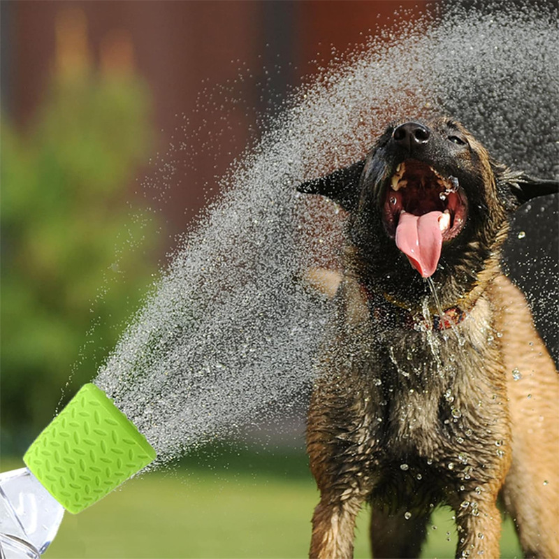Best-selling silicone pet showerhead, portable pet bathing showerhead tool, outdoor cat and dog cleaning and grooming products details Picture