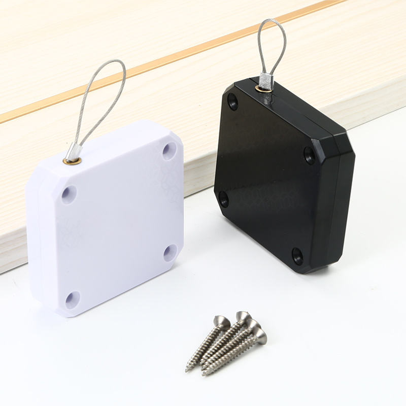 Hole-free pull rope door closer, household sliding door, bedroom door, automatic return, simple automatic silent door closer Application Scenario