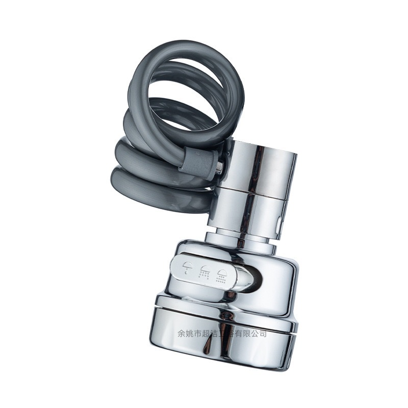 Faucet extender splash-proof wonder, universal extension adapter, foaming device, faucet water outlet pressure increase, kitchen Application Scenario
