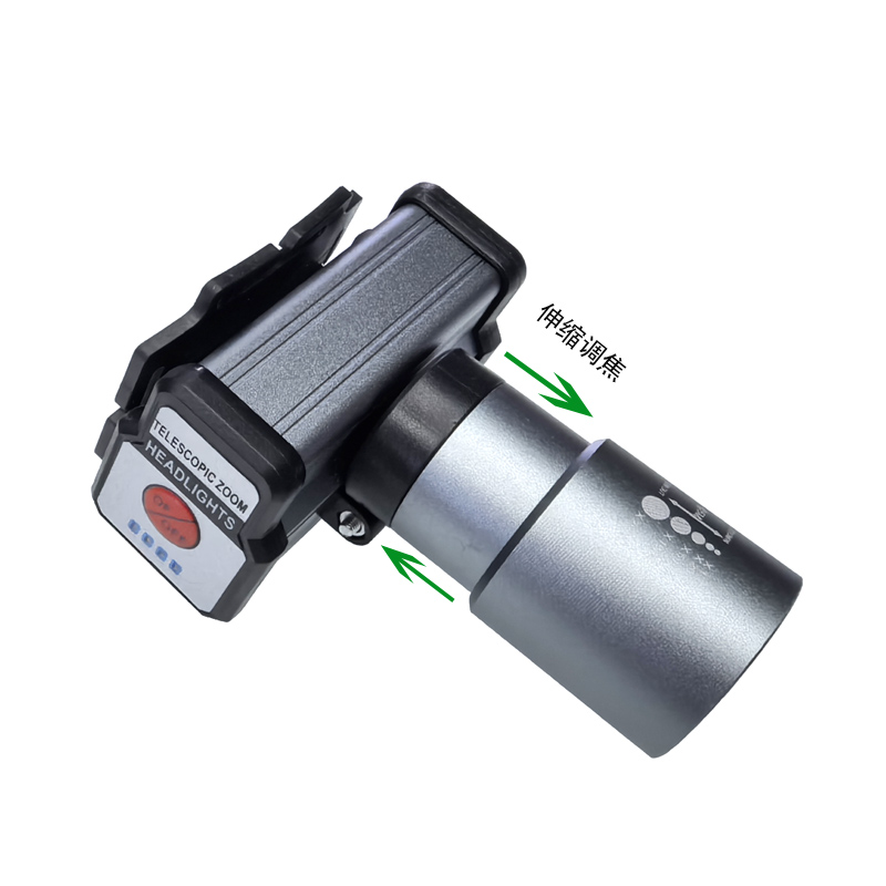 JS-935USB recargable telescópico difusor blanco luz de cabeza de ciclismo luz de campamento al aire libre lámpara de mina luz de cabeza de mantenimiento luz de campamento luz de pesca pic 8