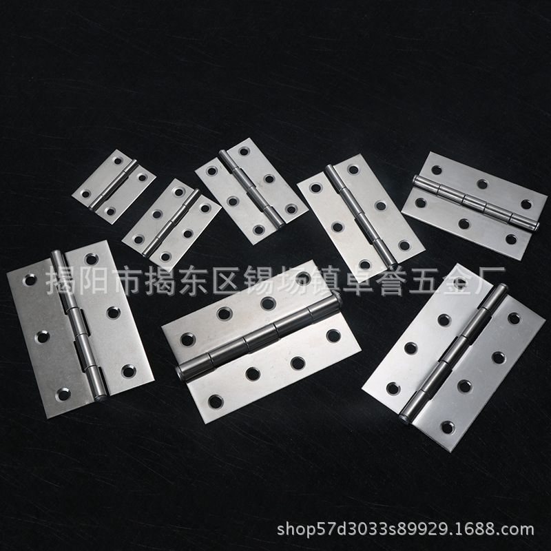 Stainless steel hinges, swing hinges, special hinges for cabinets and doors and Windows, hinges with heads, stainless steel hinges Specification drawing