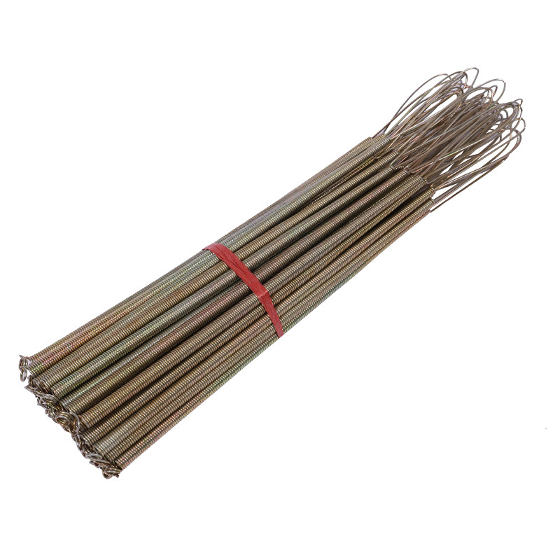 The manufacturer has in stock galvanized tension springs for automatic door closing, telescopic spring doors, bows, wooden doors, screen doors, pipe benders, and door tension springs Item Picture