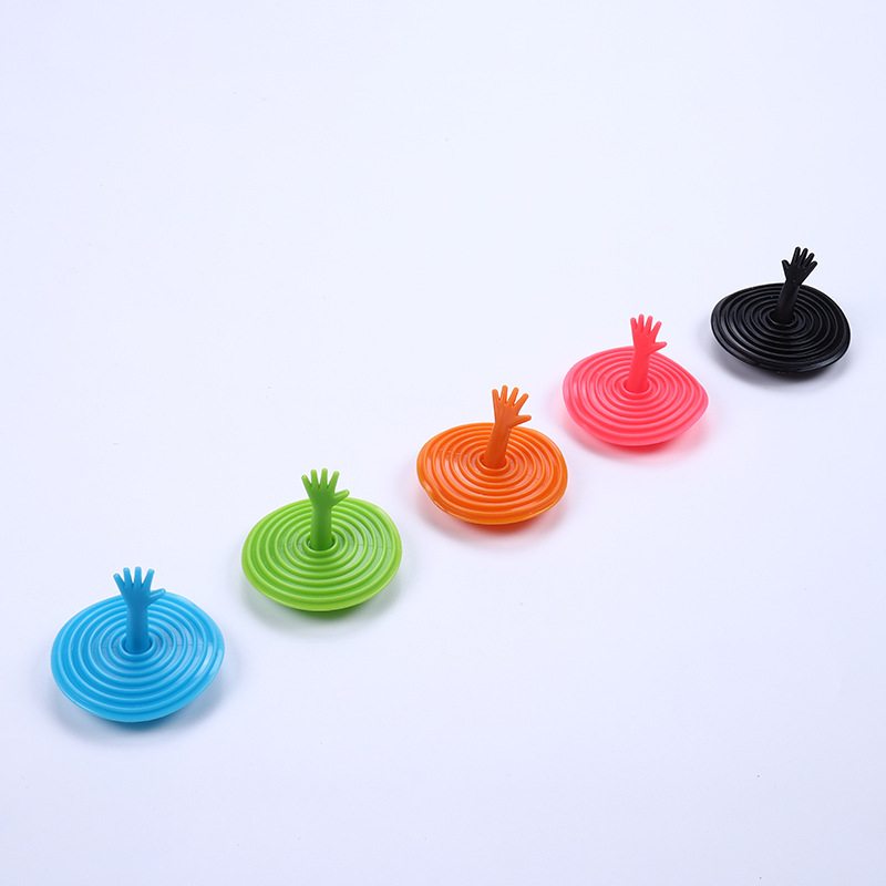 help Life-saving Creative Little palm Sink Stopper, sewer floor drain cover, pool water-blocking cover Specification drawing