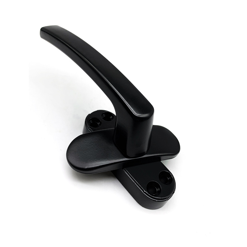 Wholesale door and window flip covers, two-point lock handles, lock buckles, old-fashioned casement Windows, broken bridge aluminum alloy interior and exterior opening window handles Specification drawing