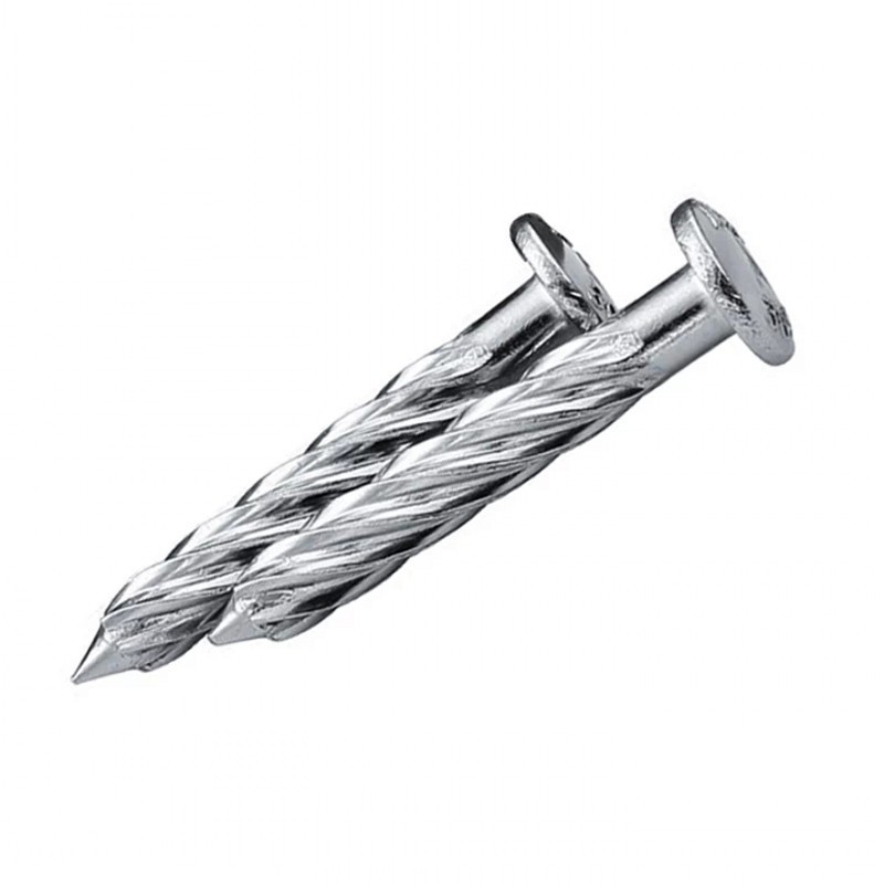 Threaded nails, pull-out spiral expansion nails, pressure-out round head threaded floor nails, twist torque nails, iron nails, steel nails, round nails Item Picture