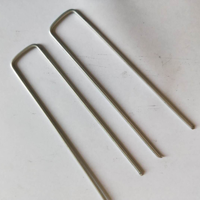 U-shaped nails, turf nails, galvanized anti-grass fabric, lawn nails, artificial turf, high-fixed ground nails, lawn nails wholesale Specification drawing