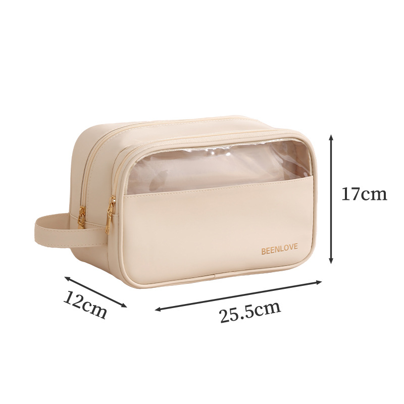 Runhui's new Naisi hand-held dry and wet toiletries bag, makeup bag, large-capacity travel compartmentalized toiletries bag, one-piece consignment Item Picture