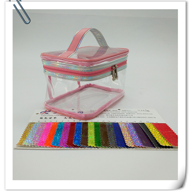 Korean version travel storage toiletry bag, waterproof PVC cosmetic bag, transparent toiletry bag, men's and women's hand-held organizing bag details Picture