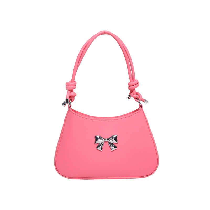 This gentle, fashionable and high-quality single-shoulder crossbody bag with a knotted shoulder strap is a versatile Instagram underarm bag for women in the autumn of 2024 Item Picture