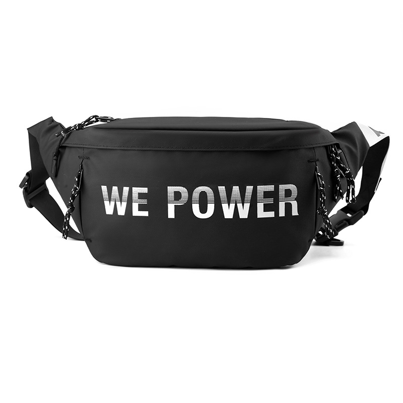 WE POWER's new functional and cool chest bag, large-capacity trendy brand single-shoulder crossbody bag, and cycling functional bag Item Picture