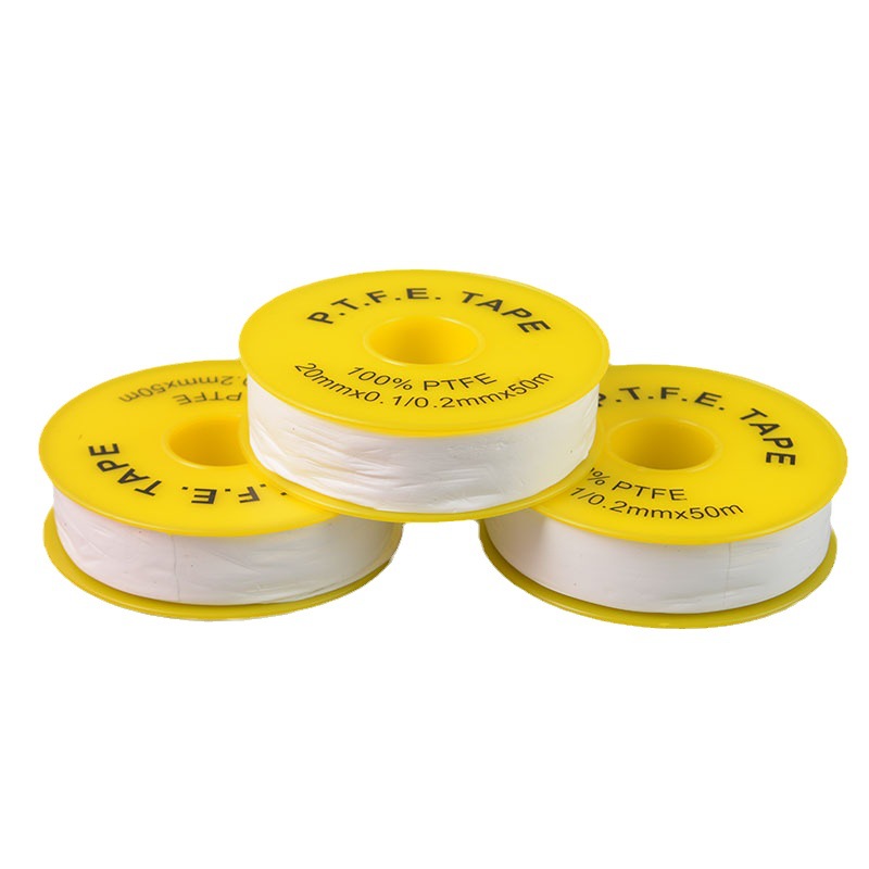 Wholesale manufacturer of raw material tape, plumbing adhesive tape, polytetrafluoroethylene thickened sealing raw material tape, whole box wholesale of raw material tape Item Picture