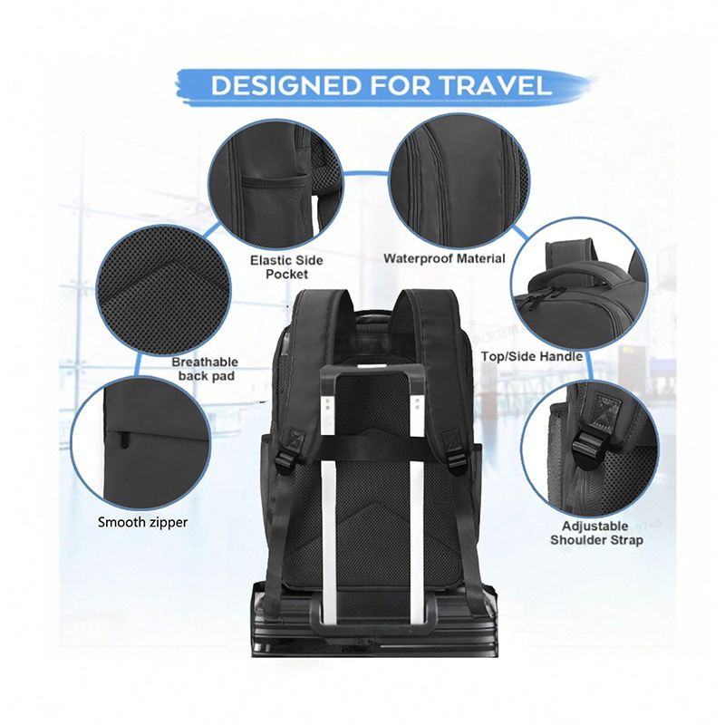 Customized men's and women's backpacks with large capacity, multi-functional dry and wet classification, short-distance business trip and travel waterproof mommy backpacks Application Scenario