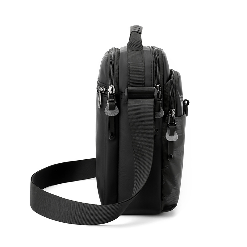 wepower's new men's sports crossbody bag, outdoor street men's bag, casual messenger bag, and trendy men's single-shoulder bag Specification drawing