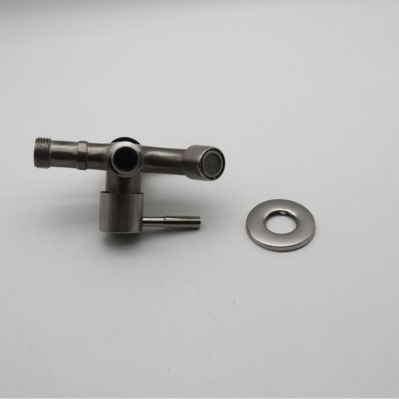 Double-sided hot water faucet for wire drawing, one-in-two-out washing machine, mopping sink, laundry basin, multi-functional faucet Specification drawing