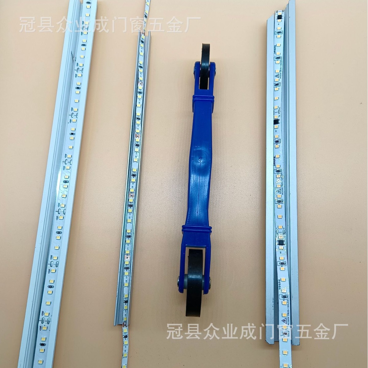 Soft rubber strip light pressing wheel, light strip mounting tool, light strip pressing wheel, light strip mounting auxiliary tool, light strip mounting roller Application Scenario