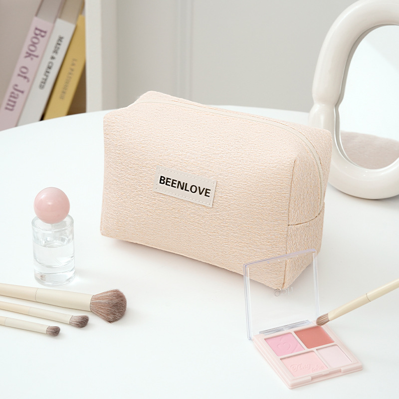 Runhui's new woven snow octagonal makeup bag, hand-held makeup storage bag, portable bag, backpack, travel makeup bag wholesale Specification drawing