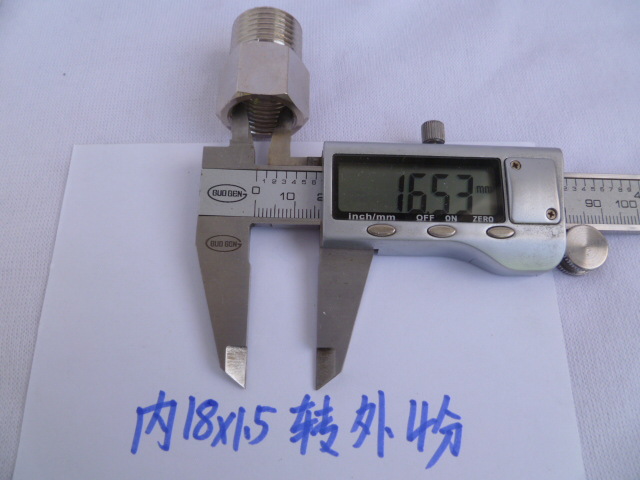 Shanghai, Fuzhou and Deyang use 3-inch gas valve adapter, 3-inch gas pipe adapter, 4-inch to 3-inch M18x1.5 Item Picture