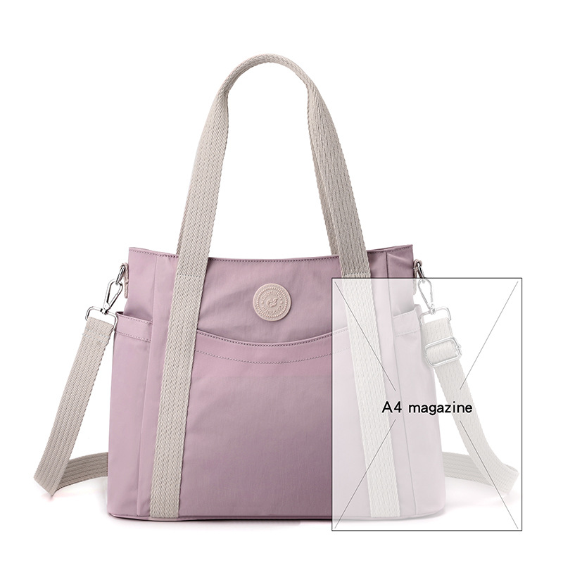 Colorful Fox's new ladies' tote bag, large-capacity water-resistant single-shoulder bag, versatile multi-layered crossbody bag, trendy Item Picture