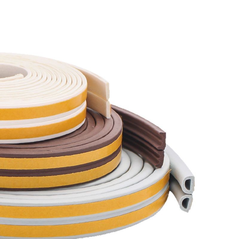 EPDM window sealing strips, windproof and heat-insulating self-adhesive wooden door windproof strips, door frame gaps, soundproof glass Item Picture