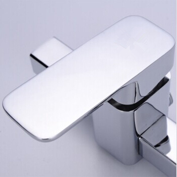 Square shower, bathroom mixing valve, bathtub faucet, cold and hot simple shower head, shower faucet, concealed shower faucet Specification drawing