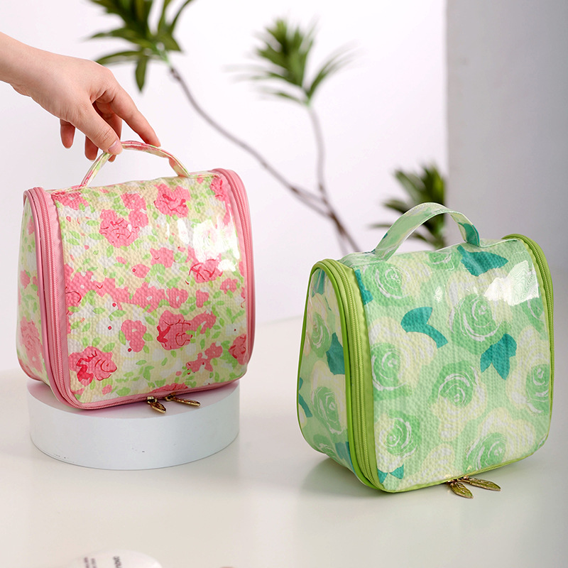 Runhui Flower Hook toiletry Bag, Travel Makeup Bag, Cosmetics Storage Bag, Makeup Bag, minimum order quantity one Specification drawing