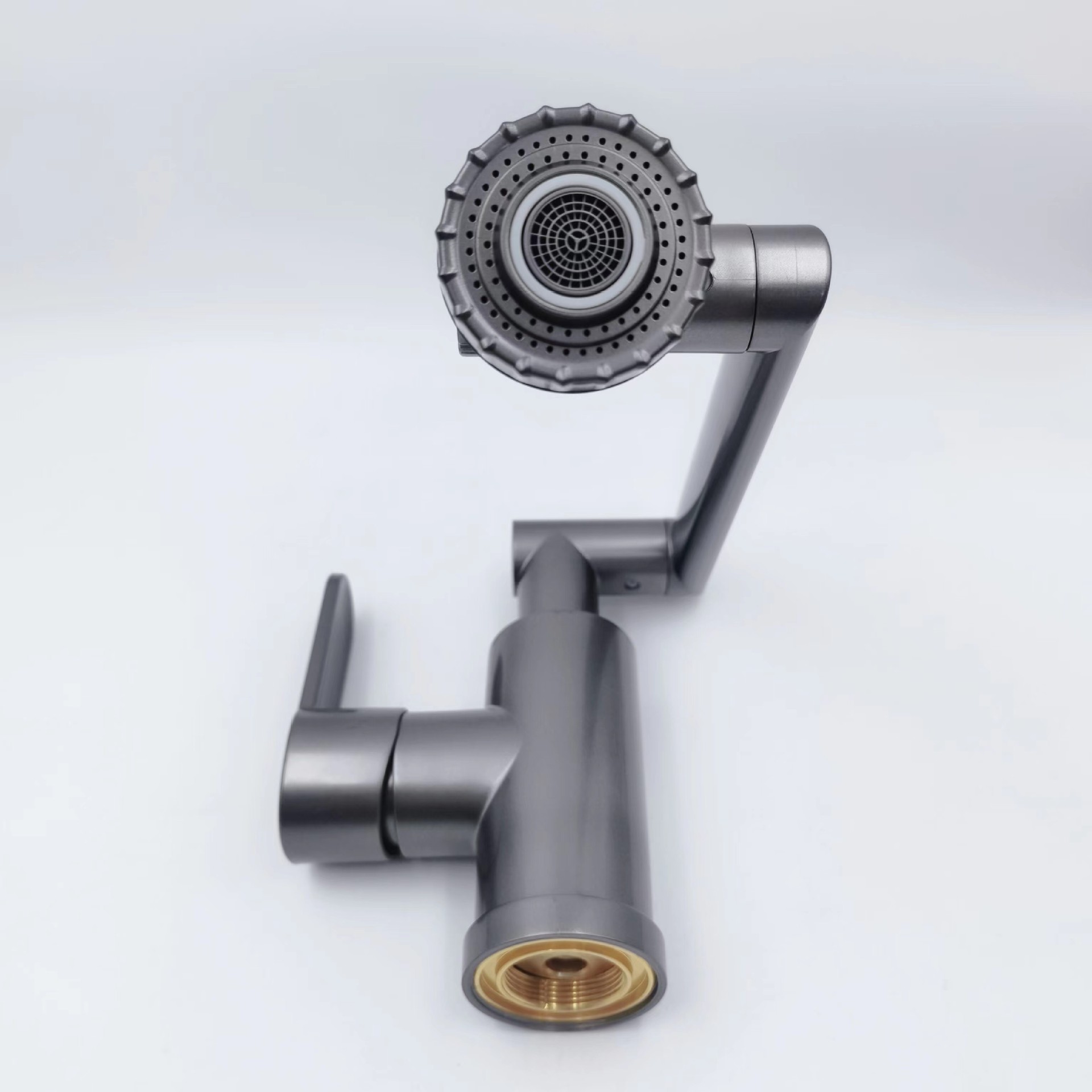 Maneki Neko faucet washbasin, all-purpose mechanical arm, multi-functional, rotatable, single cold and hot washing basin, washstand Item Picture