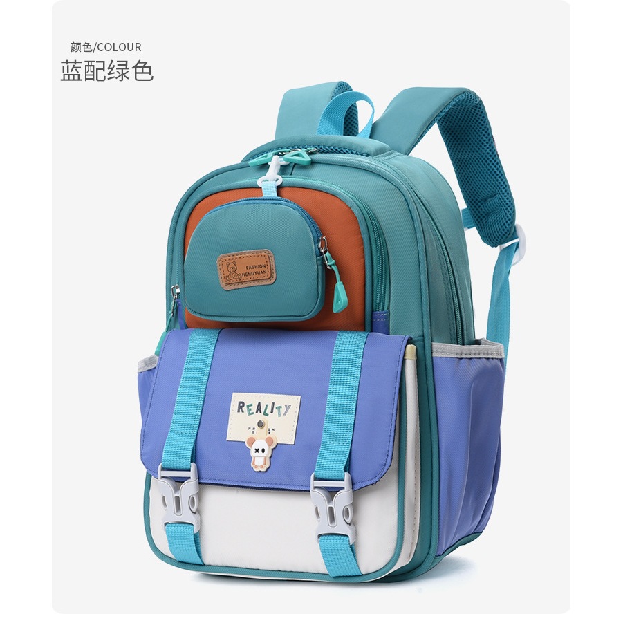 The 2025 new style of children's backpack is fashionable and has a high appearance level. It is lightweight, lightweight and has a large capacity for primary school students in grades 1-2 Specification drawing