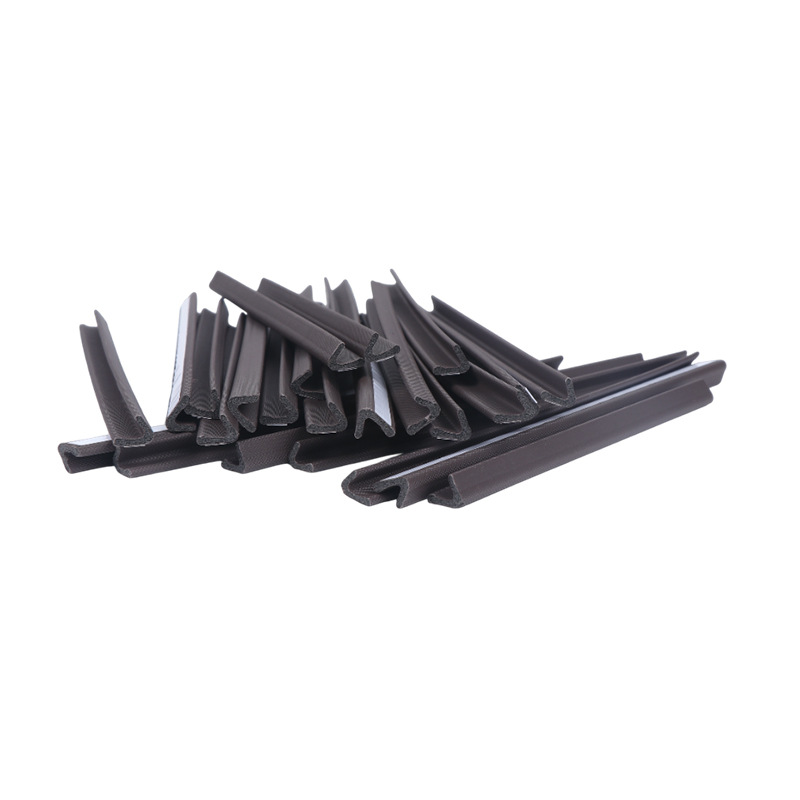 PU anti-collision strips for anti-theft doors, V-shaped foaming self-adhesive sealing strips, self-adhesive door gap and window sound insulation stickers Item Picture