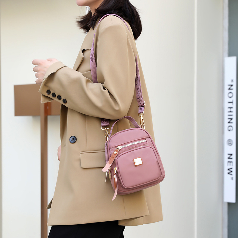 Colorful Fox's new single-shoulder bag for women's outdoor casual crossbody, simple and portable mobile phone key coin purse Specification drawing