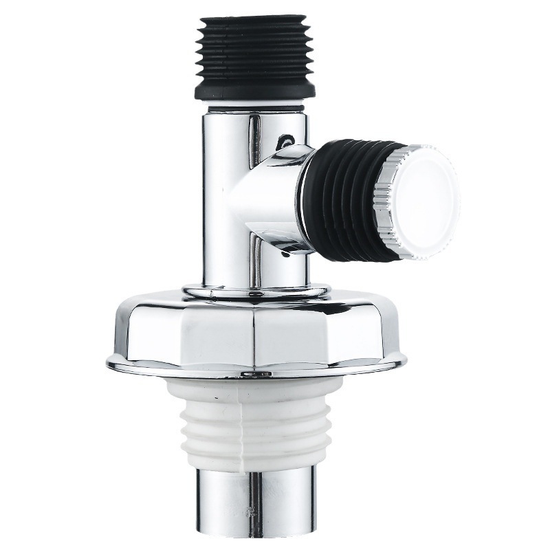 Three-head joint for washing machine drain pipe, special joint for sewer floor drain, anti-odor and anti-overflow drainage pipe three-way two-in-one Item Picture