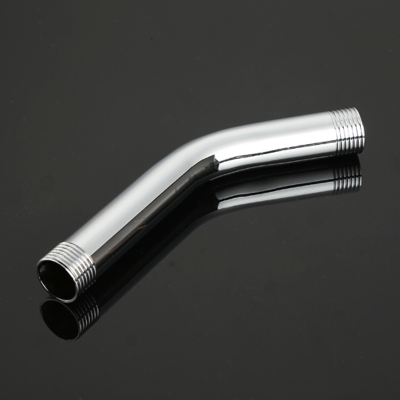Manufacturer's stainless steel wall-mounted concealed small elbow pipe shower head arm, shower rod length 15/24cm bathroom accessories details Picture