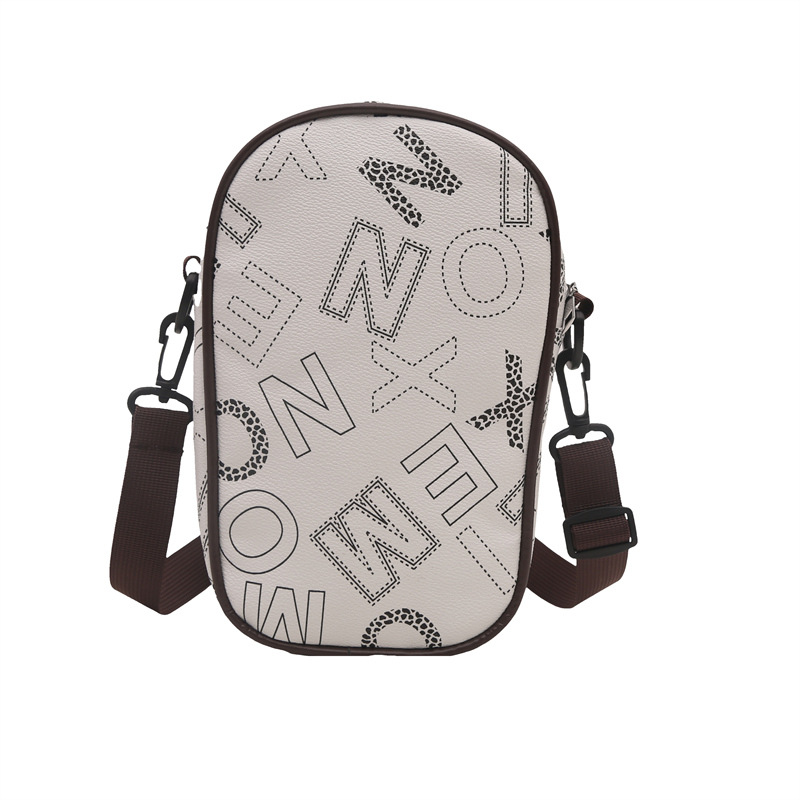 Small Bag Women 2025 Spring New trendy and fashionable printed single-shoulder small square bag, casual and stylish wide shoulder strap crossbody bag Item Picture