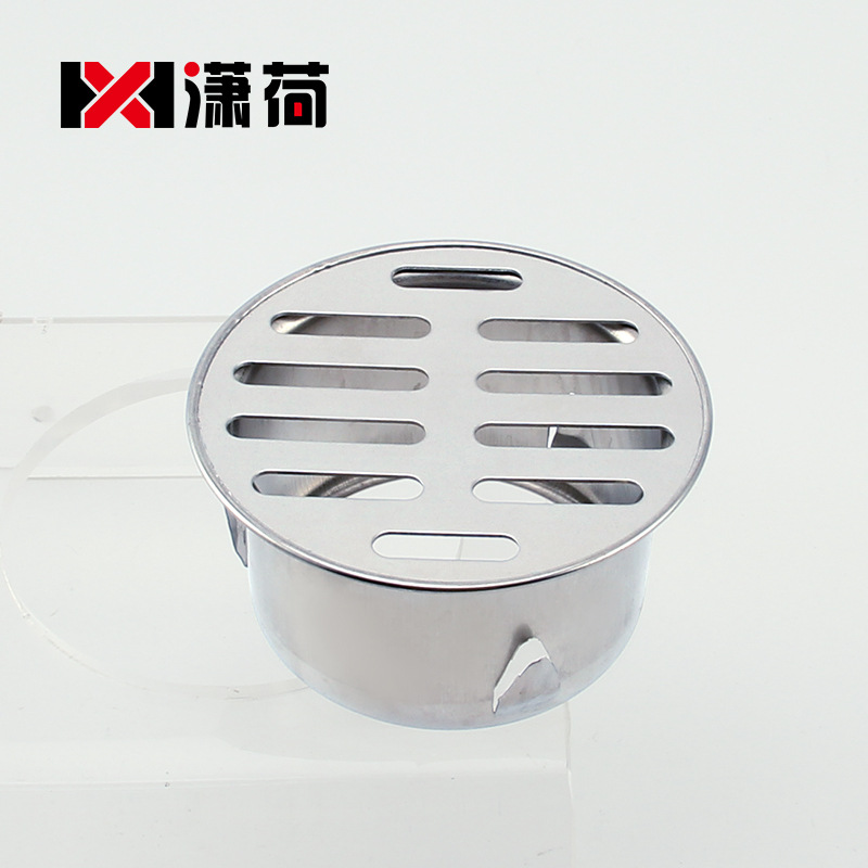 The floor drain on the rooftop, the card-type roof drainage outlet, the thickened circular garden, the convex surface of the outdoor plane to prevent blockage and drain rainwater Specification drawing
