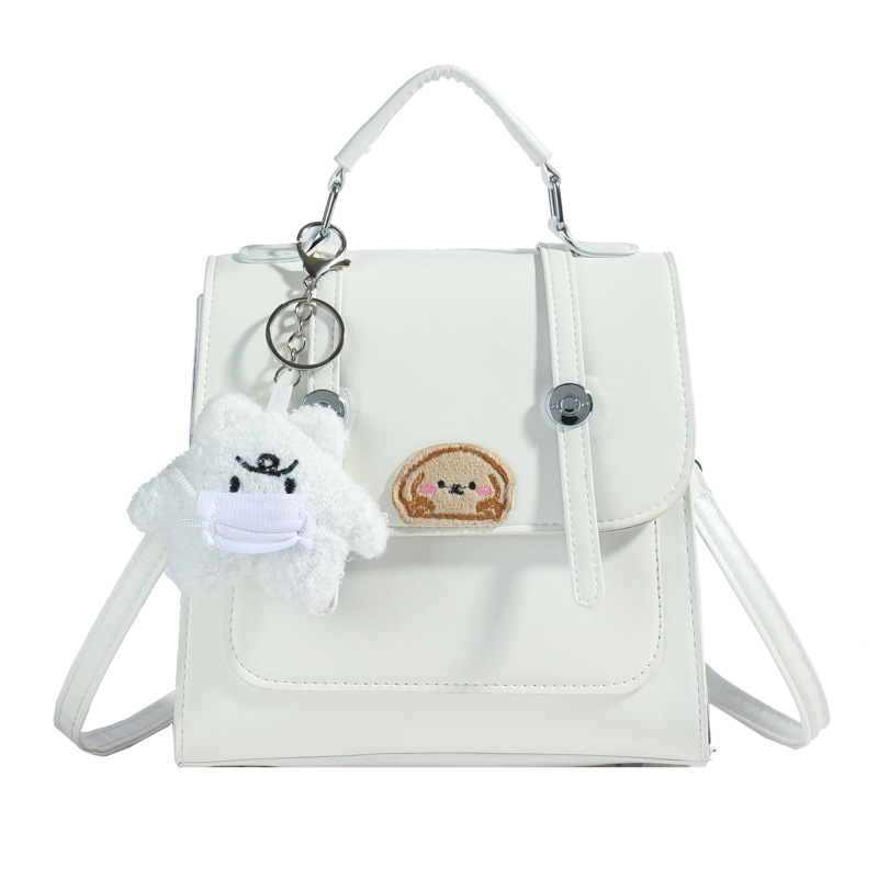 The new red versatile small bag for women's backpacks in the autumn of 2024 features a unique design that is stylish and fashionable for commuting Item Picture