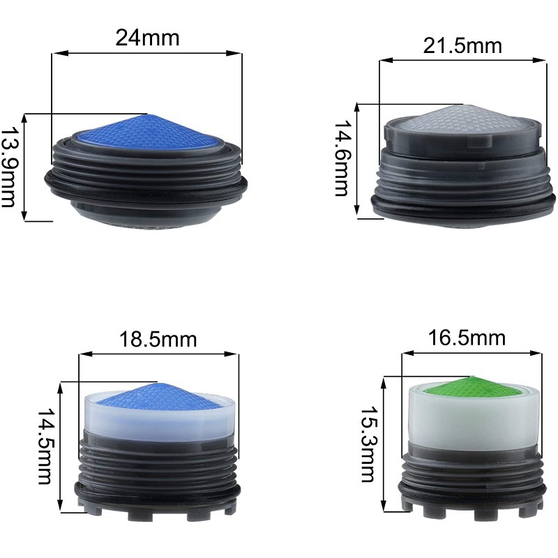 100-3 Coin-type faucet built-in aerator filter core net aerator wrench disassembly tool set details Picture